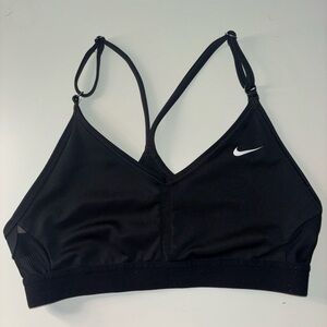Nike Black Sports Bra Sleek Racerback Design